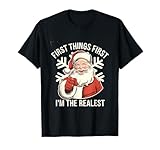 Festive Santa Shirt for Adults Xmas Meme Gift