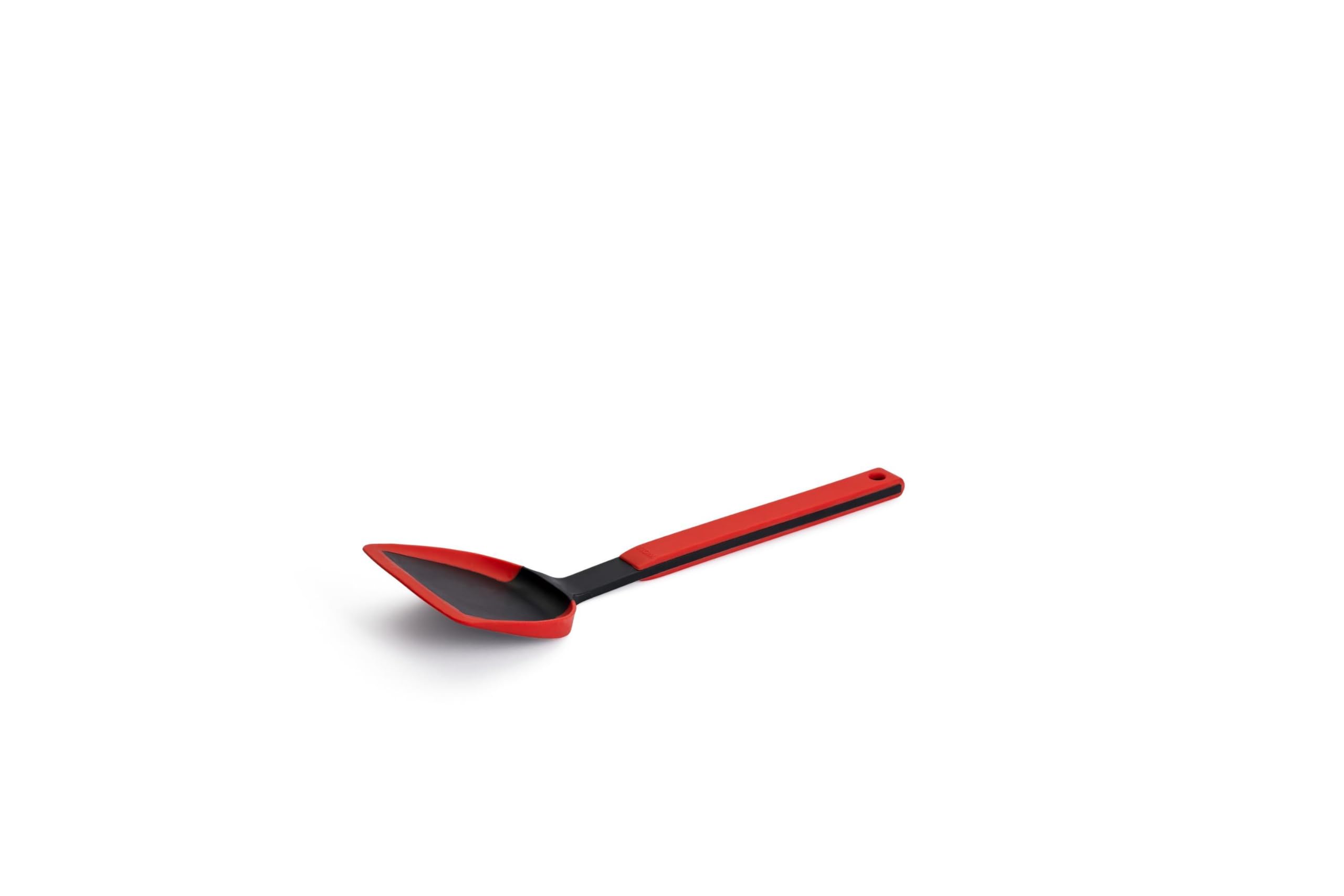 Woll Cook-It Wok Turner with Thin and Flexible Silicone Lip, 11 cm Wide, 32.5 cm Long, Heat Resistant up to 220°, Dishwasher Safe