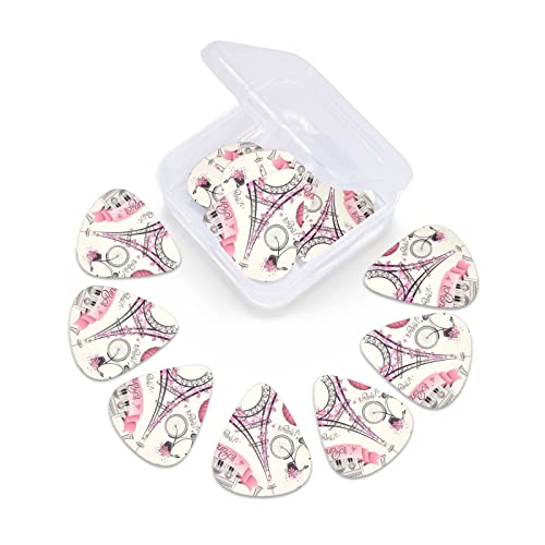 Médiators Guitare 12-Pack La Tour Eiffel Et Un Vélo Médiators Pour Guitare Électrique Guitare Acoustique Diverses… - Les Beatles, Paul McCartney, John Lennon, RIngo Starr, George Harrison Médiators Guitare 12-Pack La Tour Eiffel Et Un Vélo Médiators Pour Guitare Électrique Guitare Acoustique Diverses… – Image 6