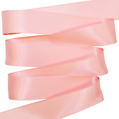 Image of Morex Ribbon 08822 /50-151 Double Face Satin Ribbon, 7 /8 inch x 50 Yd, Peony