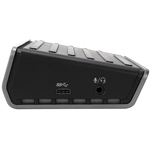 Image of Targus Universal USB-C D180 DV4K Docking Station with Power 60W, 6.75 x 3.6 x 1.5 Inches, Black (DOCK180)