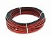 Produktbild TUOFENG 22awg Silikon Elektrokabel 20 Meter [Schwarz 10 m Rot 10 m] Verlängerungskabel Kabel 2 Leiter Parallele Drahtleitung Flexibel 22 Gauge Haken sauerstofffreie Litzen Kupferdraht