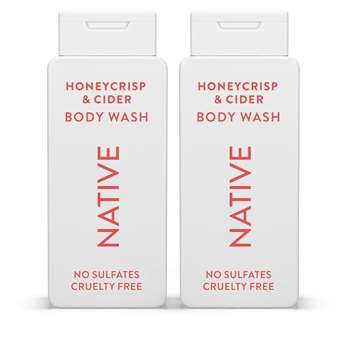 Native Body Wash with Naturally Derived Ingredients Honey Crisp & Cider Sulfate & Paraben Free For Women & Men SkinLoving Cleanser 18 oz (2Pack)