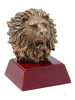 Lion (Rugged) Mascot Trophy - Customize Now - Personalized