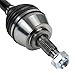 AZHZ 68291654 68291654D Front Right CV Axle Assembly for Jeep Cherokee 2017-2018 Complete CV Axle Shaft Kit