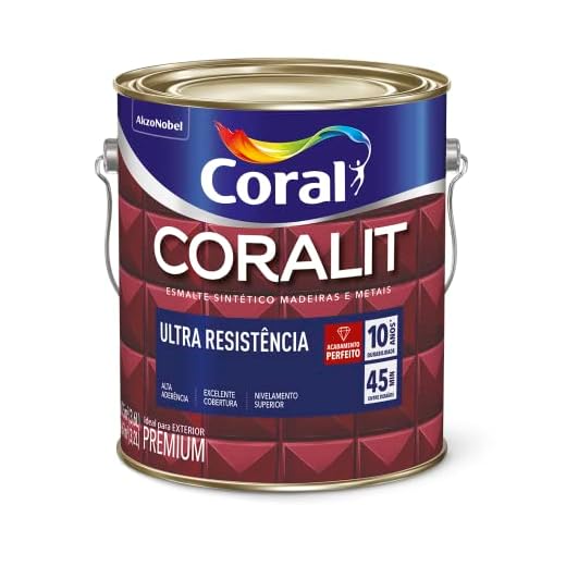CORALIT ULTRA RESISTENCIA ALTO BRILHO MARROM 3,6L - CORAL