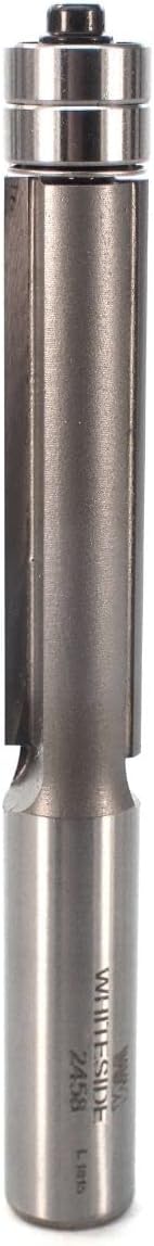 Whiteside Router Bits 2458 Flush Trim Bit with 1/2-Inch Cutting Diameter and 2-Inch Cutting Length