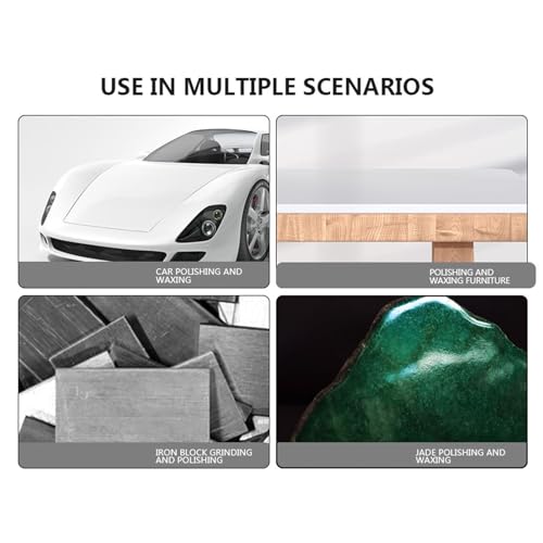 Polidor de Carro Sem Fio, 6 Velocidades Variáveis, Kit Polidor de Buffer Aleatório, 2500-5000rpm