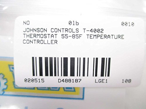 Johnson Controls - T4002-201 T-4002-201 Single Temperature High Volume Output Thermostat, Direct Acting, Horizontal Mounting #TOP6