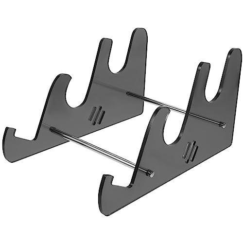 HOMSFOU Acrylic 3-Tier Keyboard Stand Desk Accessory Computer Keyboard Holder for Desk