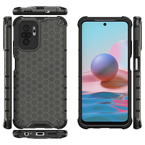 Image of Glasgow Back Case Cover Designed for Mi Redmi Note 10s - Black