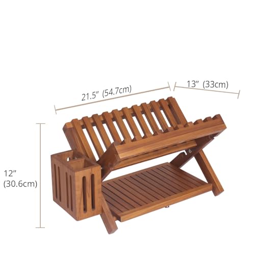 Image of Manada Teak Dish Rack