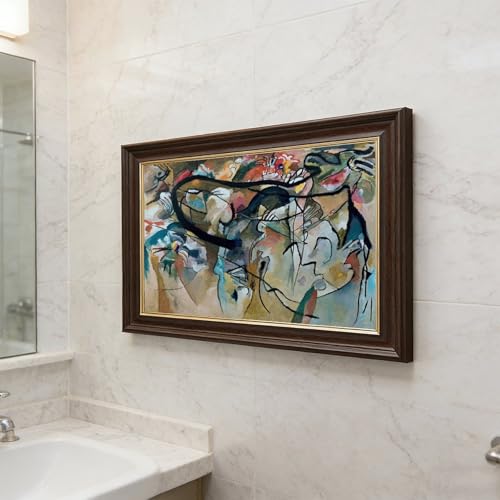 Toile Kandinsky Composition 5 tableau mural de salon