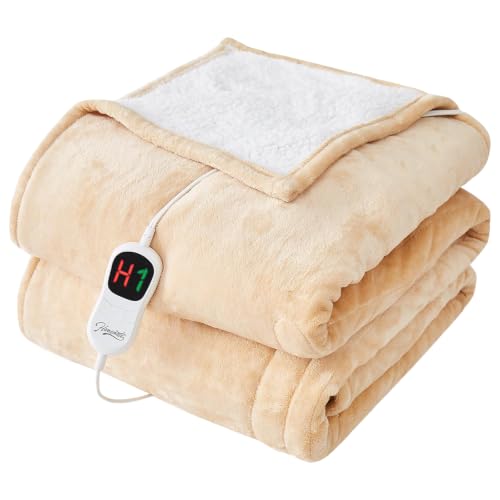 Image of Homemate Heated Electric Blanket Full Size 72 inchx84 inch Heating Blanket