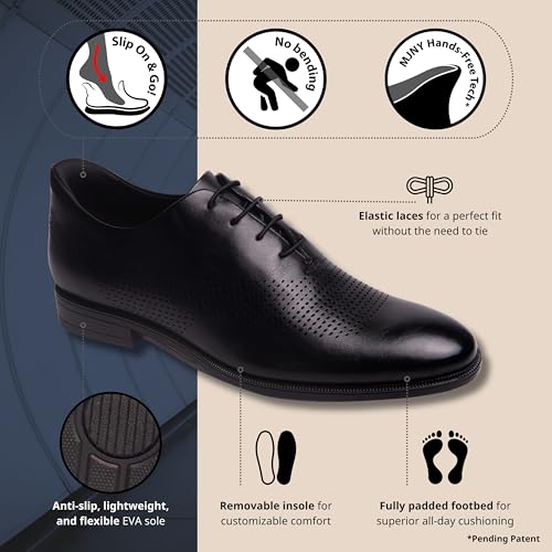 Image of Marc Joseph New York Mens Baker Street Oxford (Hands Free Technology)