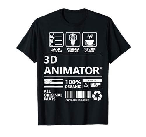 3D Animator Funny Gift T-Shirt