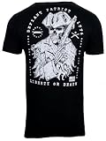 howitzer style - maglietta da uomo con scritta defiant patriot military grunt, nero, xx-large