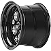JEGS SSR Mag Wheel 15” x 10” | 5 x 4.75” Wheel Bolt Pattern Spacing | 0 mm Offset | 5.5” Backspacing | Black Powdercoated Finish | 3.27” Center Bore | Includes Center Cap