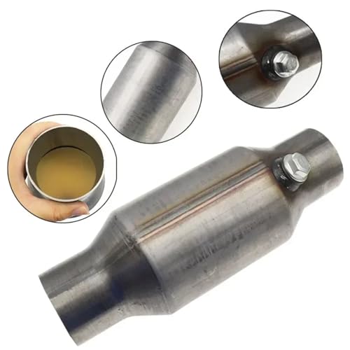 Catalizadores de 2.5" universales de alto flujo en acero inoxidable con 400 celdas 5