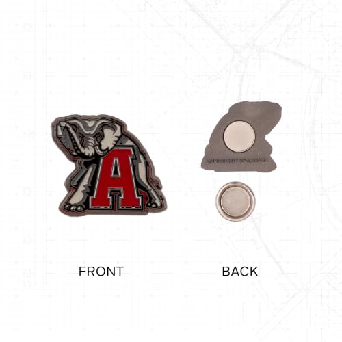 Image of Desert Cactus University of Alabama Magnetic Metal Lapel Pin (E) | Officially Licensed UA Alabama Crimson Tide Enamel Finish Lapel Pin Formal Wear Bag and Hat Jewelry Tie Track Brooch Pin