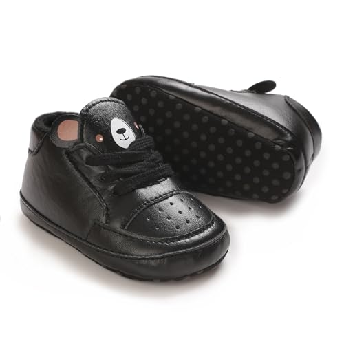 Baby Boys Girls Soft Sole Pu Leather Sneakers, Newborn Infant First Walkers Shoes2