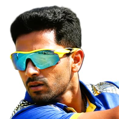 Image of Packard Non Polarized Oversized Sports Sunglasses for Men Women, Outdoor Cricket Cycling Hiking Fishing Sunglasses (Yellow Black, Blue)