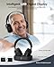Ensemble-TV Wireless Headphones with LED Display, Bluetooth V5.3, No Lip-Sync Delay, Plug and Play, Gifts for Elderly (Black)