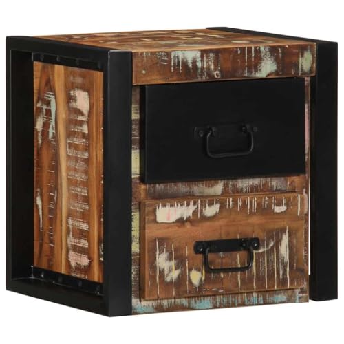 Table de chevet murale bois massif pour chambre à coucher moderne - 4
