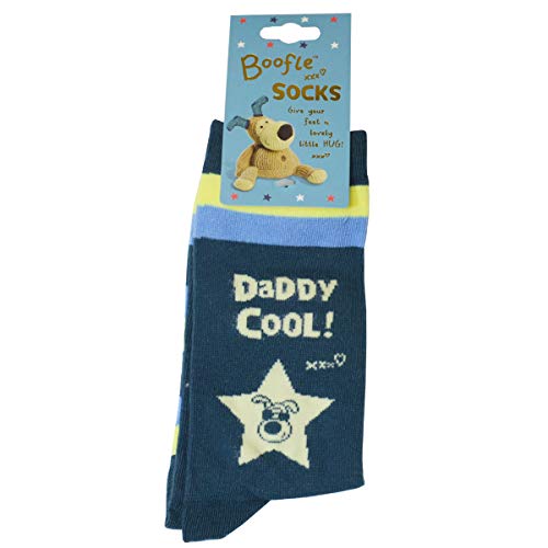 Boofle Chaussettes tissées pour papa, cadeau de fête des pères, polyester/coton Cover