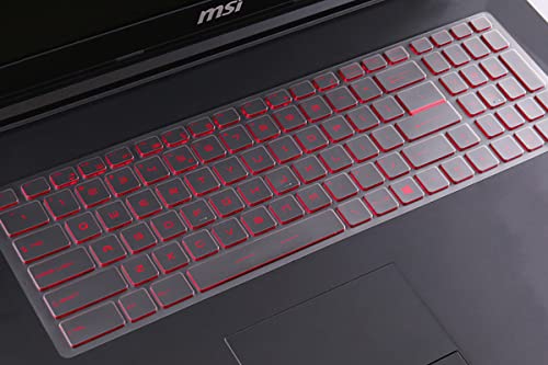 Keyboard Cover Skin For 15.6 17.3 Msi Gaming Laptop Ge77 Gs76 Gp76 Ge76 Gp65 Gl65 Ge65 Ge75 Gl75 Gs75 Gf75 Ws75 We75 Gp75 Gt76 Gs73 Gt73 Gt73Vr Ge63 Gl63 Raider, Msi Raider Stealth/Vector/Leopard #TOP2