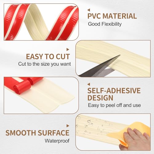 Protection d'angle murale flexible et autocollante de 6 mètres