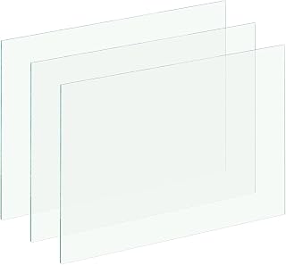 PATIKIL Welding Len 4.33x3.54"/110x90mm Hardened Glass Filter Plates 3 Pack