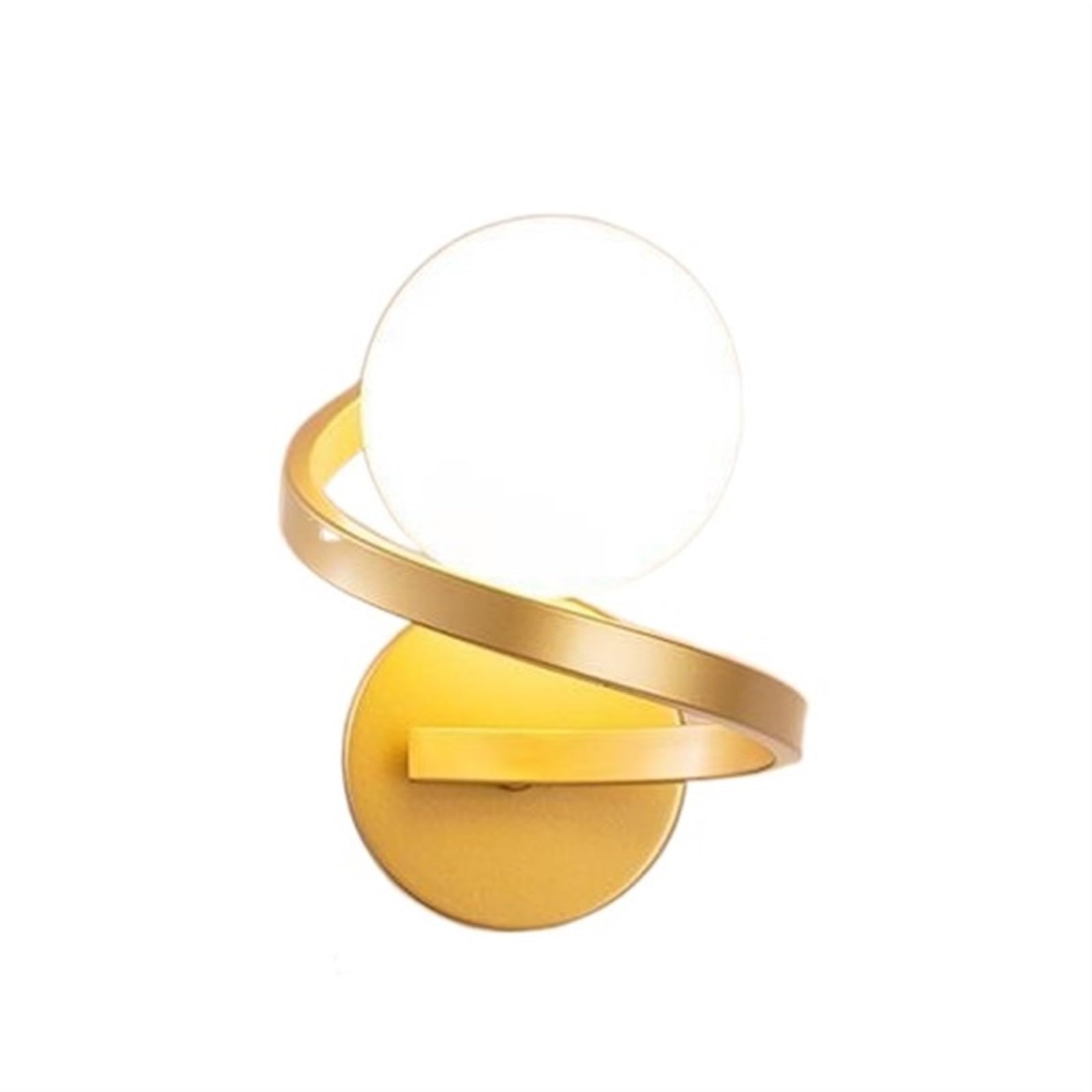Nordic kinkiet nowoczesne Led lampki nocne do sypialni kreatywna Persnality Ball alejek salon ściana tła w tle oprawy oświetleniowe Jasne śWiatłA(Warm White,Gold)
