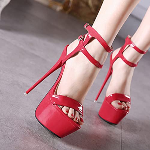 Sandales à plateforme de 16cm et bottes d'été à talons hauts tendance