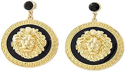 Miniatura 2 de Pendientes de tuerca con cabeza de león Love and Hip Hop de Basketball Wives Love and Hip Hop, Acero inoxidable