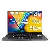ASUS ノートパソコン Vivobook 14 X1405VA 14インチ インテル Core i7 13620H メモリ16GB SSD 512GB WPS Office搭載 Windows 11 バッテリー駆動 9.2時間 重量1.6kg Wi-Fi 6E インディーブラック PC Game Pass 3ヶ月利用権付き インディーブラック X1405VA-I7H165W