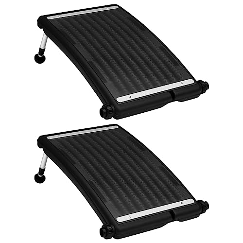 Lauuoeriau Furniture Item Home - Paneles de calefacción solar curvados para piscina, 2 unidades, 72,5 x 46 cm, muebles