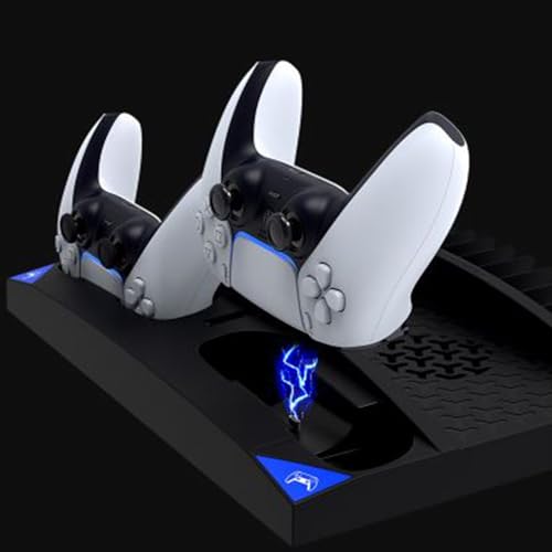 Base Suporte Multifuncional de Carregamento Cooler Dock Carregador Fone Compatível com Playstation P