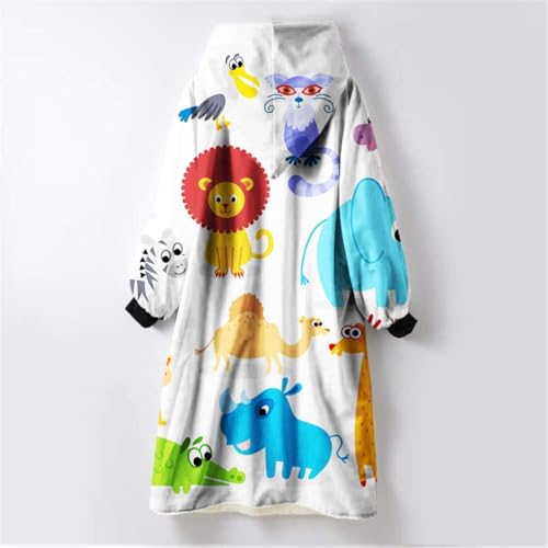Couverture à capuche de qualité supérieure confort absolu taille unique - 4