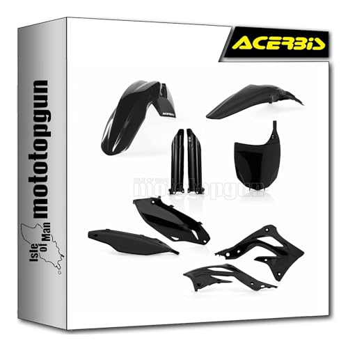 Kit cache carenage noir Acerbis 0016321.090 pour Kawasaki KXF 450 2012