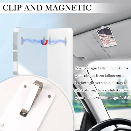 50% Off 2PCS Car Picture Holder with Magnetic Attachment - Image 4