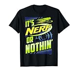 Nerf It's Nerf Or Nothin' Retro Bold Logo T-Shirt Small