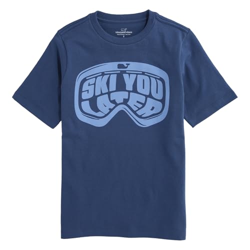 vineyard vines Boys' Ski You Later Short-Sleeve Tee