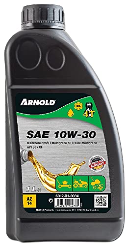 ARNOLD Mehrbereichsöl SAE 10W-30 für 4-Takt Motorgeräte 1 Liter 6012-X1-0034