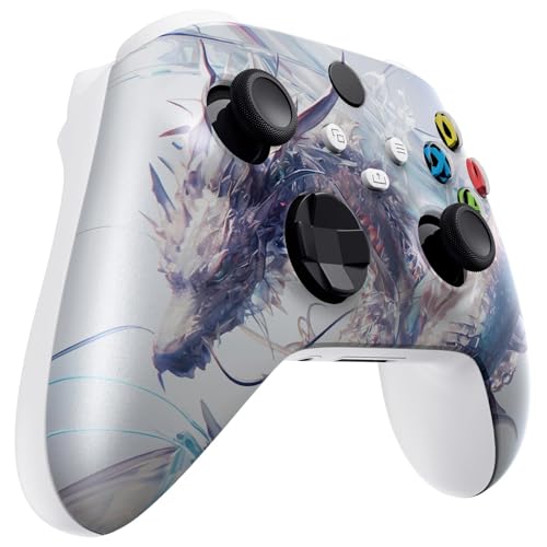 Image of ProControllers LLC Wireless Custom Controller Compatible with PC, Windows 10+, Series X /S & One (Series X /S Crystal Dragon)
