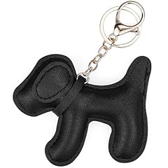 #D Black Dog Bag Charms