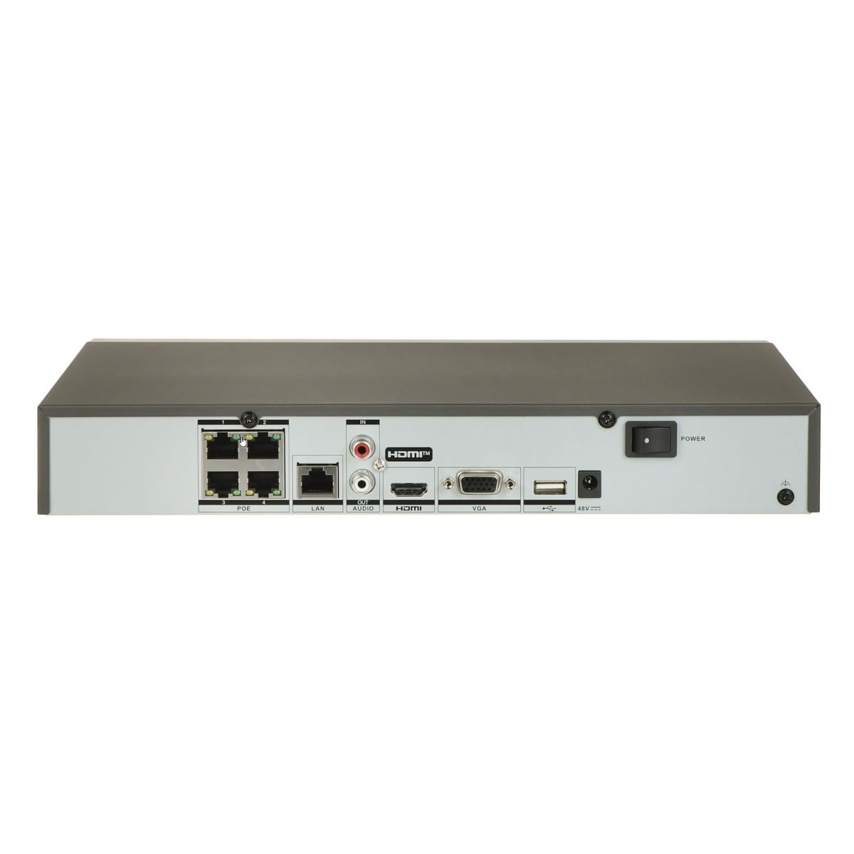 Hikvision DS-7604NXI-K1/4P, registratori professionali