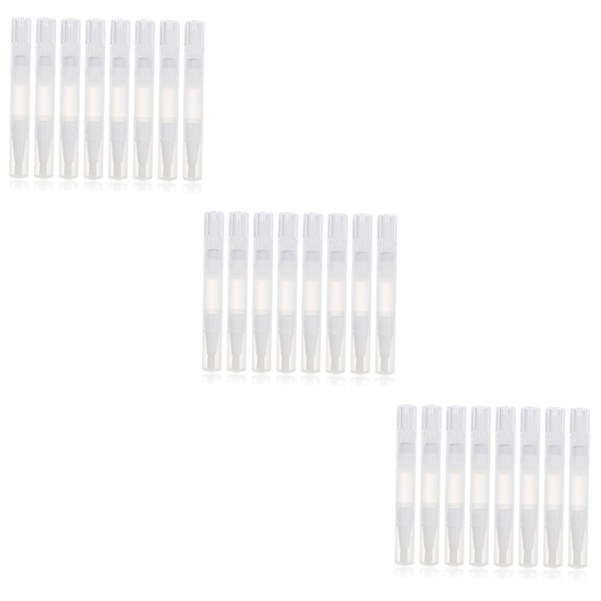 minkissy Piezas Bolígrafo de esmalte de uñas tubos de aceite de nutrición de uñas de aceite para revitalizar cutículas. serum pestañas crecimiento esmalte de uñas transparente