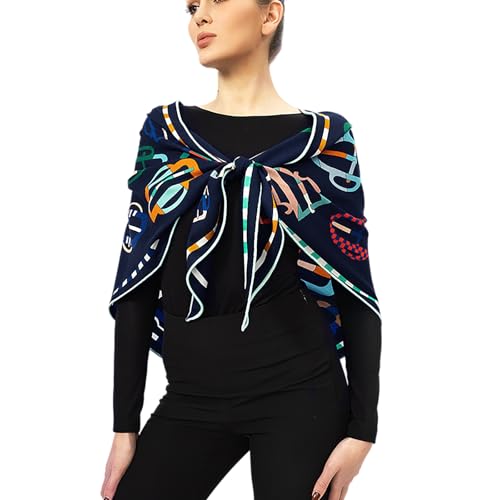 Women's Wool Blend Silk Triangular Scarf 74