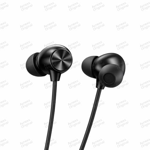 Image of Compatible with OnePlus Z2 ANC Neckband Buds Bluetooth with Modern Design Deep Bass Clear Audio (Black)